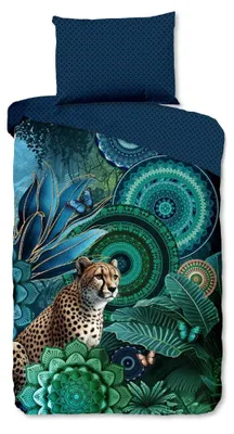 Productafbeelding van HIP Dekbedovertrek "Nyah" - Multi - (140x200 cm) - 100% Katoen