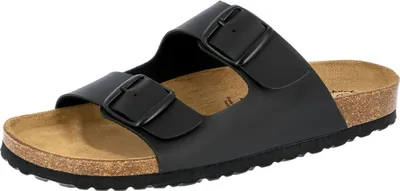 Produktbild von Lico Bioline Man Pantoletten in Übergrößen Schwarz 560072 große Herrenschuhe, Größe:49