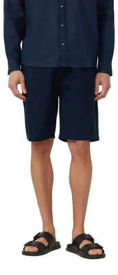 Image de Shorts pour hommes s.Oliver – Coupe décontractée, mélange de lin, passants de ceinture