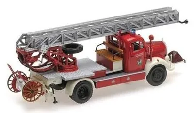 Immagine prodotto di Mercedes-Benz L3500 'Feuerwehr Bensheim' 1950 - 1:43 - Minichamps