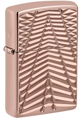 Produktbild von Zippo Benzin-Feuerzeug Rose Gold "Plattern" 60006897, unbefüllt