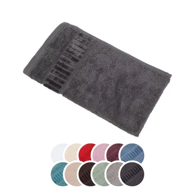 Produktbild von liebling Gästetuch Bio Baumwolle, Serie Organic, 500 gr. / m², 30 x 50 cm, 60 Grad, saugstark, schnelltrocknend, formstabil,  anthrazit