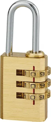 Image de Cadenas à code 208, bagage, 21mm, 3 chiffres - THIRARD