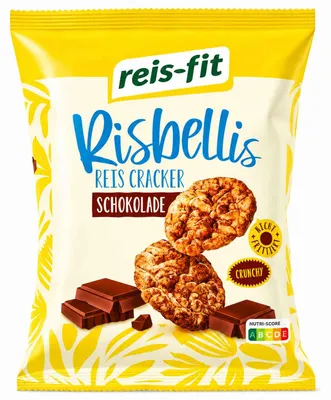 Produktbild von reis-fit Risbellis Reis Cracker Schokolade 40g