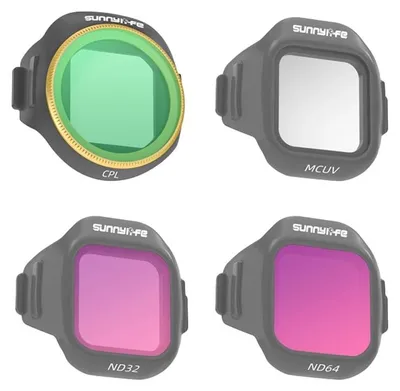 Immagine prodotto di Set di 4 filtri Sunnylife Mcuv + Cpl + Nd32 + Nd64 per Mini 5 Pro