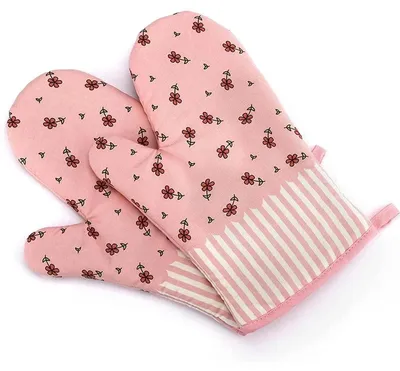 Image de Solidchoice - Gants de four en coton, résistants à la chaleur et à l'abrasion