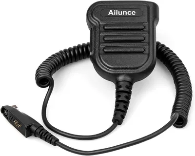 Produktbild von Retevis Ailunce H103M Funkgerät Lautsprecher Mikrofon IP67 Wasserdicht Kompatibel mit Ailunce HD1 DMR Radio Kompatibel RT648 RT87 RT29 RT647 RT83 Walkie Talkies (1 Stück)
