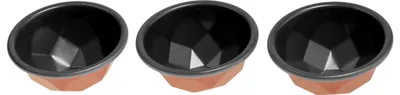Produktbild von Tefal Creabake 3 tlg. Diamant-Set J30592, Kuchenform, Rund, Kohlenstoffstahl, Gerillte Oberfläche, Orange, China