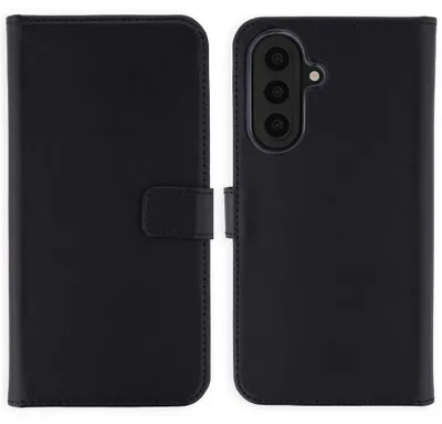 Produktbild von Selencia Echtleder-Hülle für das Samsung Galaxy A57 (5G) – Schwarz