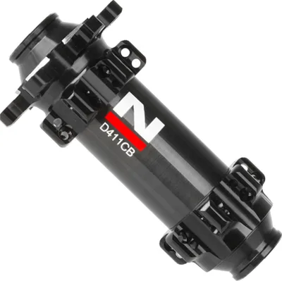 Produktbild von Novatec Vorderradnabe D411CB ULTRALIGHT CARBON, 24-Loch 4in1, Disc 6-Loch, Steckachse, schwarz
