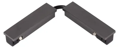 Imagen del producto de Lucide LINIAL: conector flexible para sistema de rieles – 48 V – color gun metal satinado