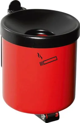 Productafbeelding van Wandbeker "RONDO JUNIOR", rood, hoogte 100 x diameter 90 mm, 0,6 liter.