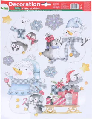 Immagine prodotto di Decorazione per finestra 41x29 cm NATALE
