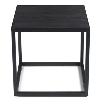 Produktbild von couchtisch Daniel 40 x 40 cm Stahl/Holz schwarz