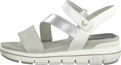 Produktbild von Marco Tozzi  Damenschuhe Riemchensandaletten Sandale Weiß Freizeit, Schuhgröße:37 EU