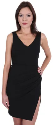 Produktbild von John Zack Schwarzes Kleid mit Schlitz M