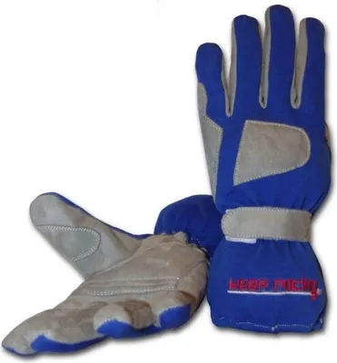 Produktbild von ABVERKAUF: keep-racing® Handschuhe GRIP, für Kart- & Motorsport, blau, Größe 1 - 12, Größe:7 (XS) = 18 - 19cm