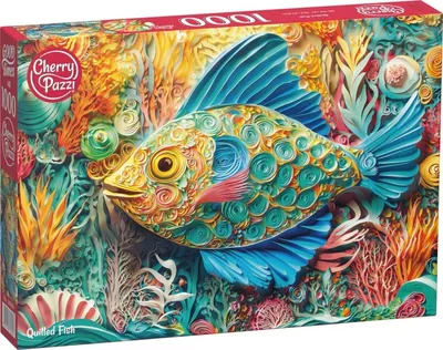 Obrázek produktu pro Puzzle 1000 CherryPazzi Quilled Fish 30806