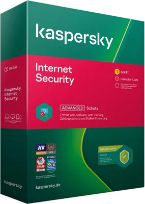Produktbild von Kaspersky Internet Security 2021 | 1 Gerät | 1 Jahr | Vollversion | Download-Version