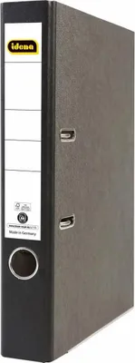 Produktbild von Idena Ordner A4Mix 5cm Wolkenmarmor schwarz