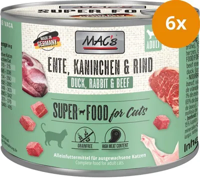 Image de Macs Cat canard-canin-boeuf 200gD