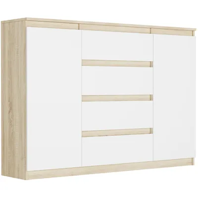 Produktbild von Kommode - Eiche Sonoma Mix - 140 x 40 x 98 cm - Modern R-140-S4