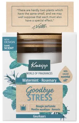 Productafbeelding van Kneipp Geurkaars Goodbye Stress (145 gr)