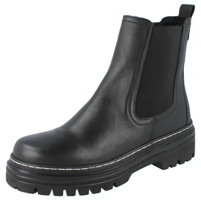 Produktbild von GABOR Damen Warmfutter Stiefelette schwarz Glattleder - Größe: UK 6,5