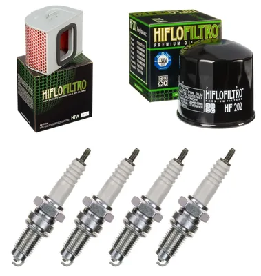 Immagine prodotto di Kit di manutenzione per Honda CBX 750 F 1984-1986: filtro aria, filtro olio, candele di accensione di Pamoto - Nuovo