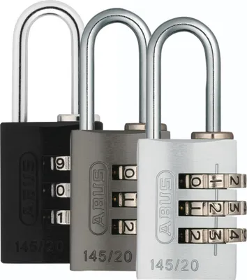 Image de Cadenas à Chiffres Alu 20mm Coloris Métal Assorti Sous Blister - Abus