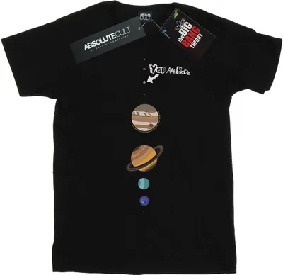 Image de The Big Bang Theory - "You Are Here" T-shirt pour homme BI13073 (L) (Noir)