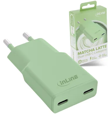 Produktbild von InLine 31590G, Drinnen, AC, 20 V, Hellgrün
