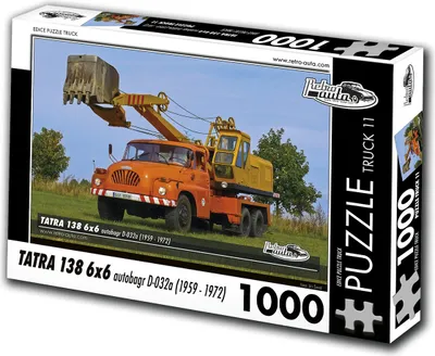 Obrázok produktu pre Puzzle TRUCK 11 - Tatra 138 6x6 autobagr D-032a (1959 - 1972) 1000 dielikov