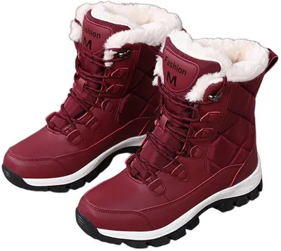Productafbeelding van Currero Snowboots Dames Bordeauxrood 40,5