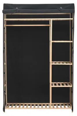 Produktbild von Kleiderschrank Grau 110 x 40 x 170 cm