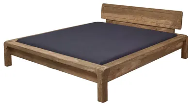Immagine prodotto di MASSIVMOEBEL24 | BUENO #002 Letto matrimoniale in legno di sheesham - oliato / marrone 200x200