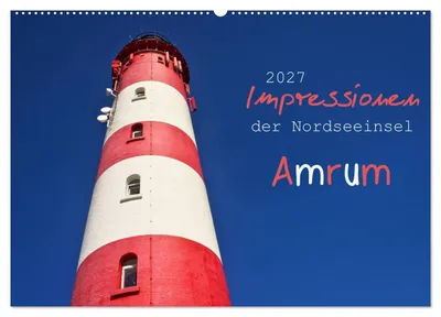 Produktbild von Impressionen der Nordseeinsel Amrum (Wandkalender 2027 DIN A2 quer), CALVENDO Monatskalender