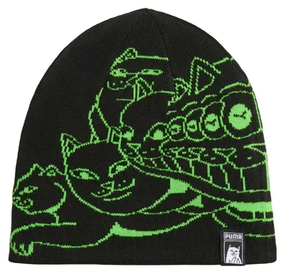Immagine prodotto di Puma - Berretto, vestibilità aderente, modello GT60398 (taglia unica) (nero/verde)