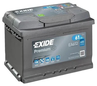Produktbild von EXIDE Premium Starterbatterie 12V 61Ah 600A/EN B13 LB2 Batterie