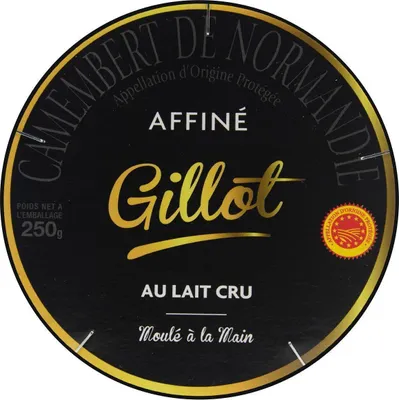 Produktbild von Gillot Gourmet Camembert de Normandie 4x 250g französischer Weich-Käse Rohmilch