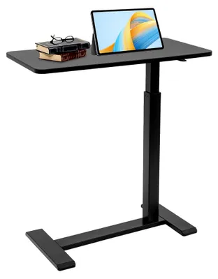 Produktbild von Höhenverstellbarer Beistelltisch mit Rollen für Computer und Bücher