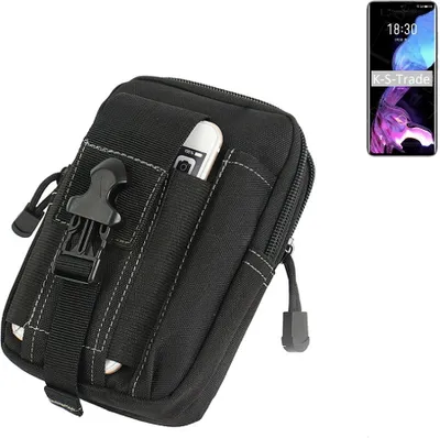 Produktbild von K-S-Trade Gürtel Tasche kompatibel mit Meizu 18 Gürteltasche Holster Schutz Hülle Handy Hülle Smartphone outdoor Handy-Hülle schwarz