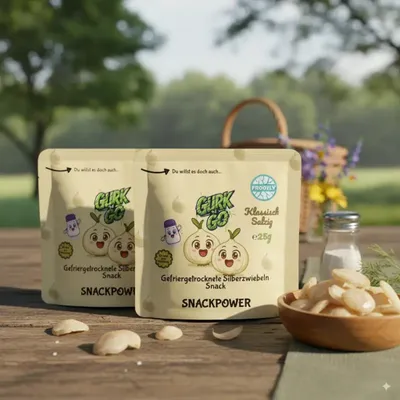Produktbild von Froozly Gefriergetrocknete Silberzwiebeln Snack Klassisch Salzig 25g