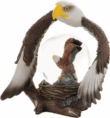 Produktbild von Glitzerkugel Adler, Schneekugel Tier Tiere Vogel Schneekugeln Weißkopfseeadler