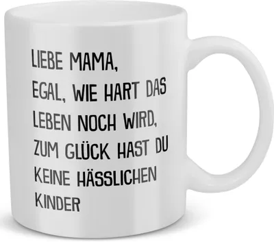 Produktbild von 22Feels Mama Geschenk Muttertag Mutter Tasse Geburtstag Kaffeetasse Frauen Weihnachten Haferl Geschenkidee
