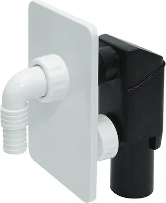 Produktbild von Unterputz Siphon weiß Geschirrspüler UP Sifon Waschmaschine Geruchsverschluss