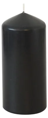 Produktbild von Stumpenkerzen Schwarz 150/67 mm, 10 Stück