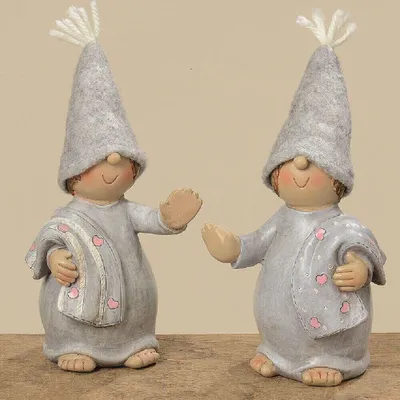 Produktbild von Dekofigur Wichtel H.16 cm  Deko Winter Weihnachten