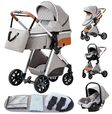 Image de Babytransporter, polyvalent, design compact, couleur gris clair (V9)