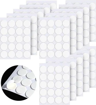 Produktbild von Lontaufkleber - LontaufkleberKerzen - Klebepunkte (doppelseitig)Kerzenlont-Aufkleber - 400 Stück - Set für Kerzenlote - Lontaufkleber - Kerzenlont - Basteln - Kerzenlont - Kerzenlote zum Selbermachen